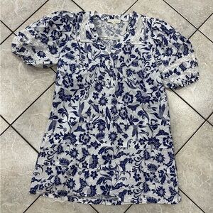 Pinch Blue and White Floral Dress size medium